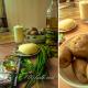 Krompir u pećnici, pečen s brinzom i zelenilom: pokrokovo s fotografijom Za kiselo vrhnje i vrhnje
