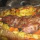 گوشت بره در فر - آب م'ясо з ароматними спеціями