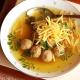 Sup pasta, sup kentang'ясом М'ясний суп з томатом та макаронами