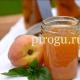 Selai persik untuk musim dingin - resep sederhana