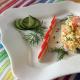 Πώς να μαγειρέψετε σαλάτα με καβούρια και ρύζι: συνταγές με φωτογραφίες Καβούρι με ρύζι